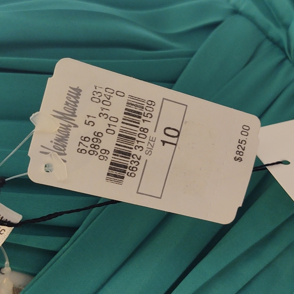 ๐HP๐Diane von Furstenberg Delhay Long Pleated Maxi Dress in Indian Jade - Picture 5 of 11